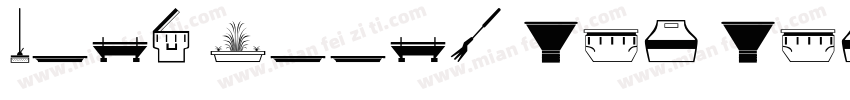 Golf Tools Med Mediu字体转换